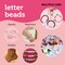 Incraftables 3 Styles Letter Beads for Jewelry Making (7mm, 1080pcs). A-Z Black, Gold & Rose Gold Alphabet for DIY Friendship Bracelets & Crafts. ABC & Heart Bead w/ Elastic String, Clasps & Organizer